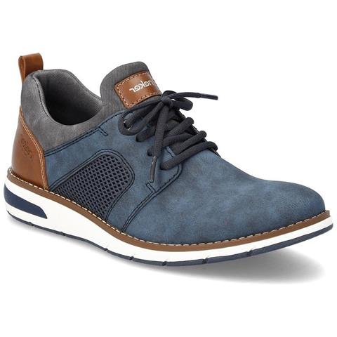 Casual Sneakers Sintetico E Tessile Scarpe Uomo Blu Eu 44, 11351-14 - Foto 1