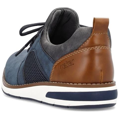 Casual Sneakers Sintetico E Tessile Scarpe Uomo Blu Eu 44, 11351-14 - Foto 3