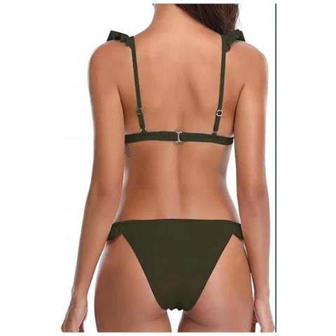 Bikini Shekini In Verde Militare, Taglia S - Foto 4