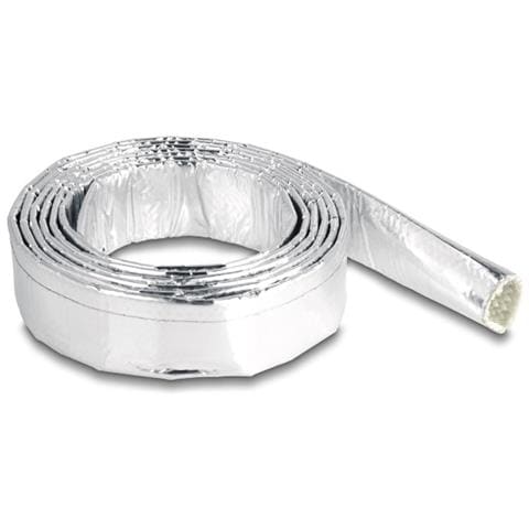 DeLOCK Manicotto per cavi in fibra di vetro e alluminio 2 m x 16 mm, Argento, -40 - 200 °C, 1 pz, 1,6 cm, 2000 mm - Foto 1