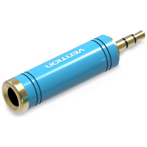 VAB-S04-L adattatore per inversione del genere dei cavi 3.5mm 6.5mm Blu - Foto 1