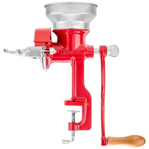 Victoria 30032 Mulino Grano Manuale In Ghisa Per Macinare Caffè, Mais, Avena,  Regolabile  Rosso - Foto 1