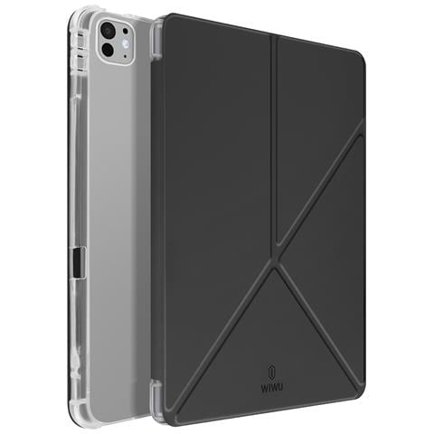 Custodia Ipad Pro 13'' 2024 Supporto E Standby Auto, Nero - Foto 1