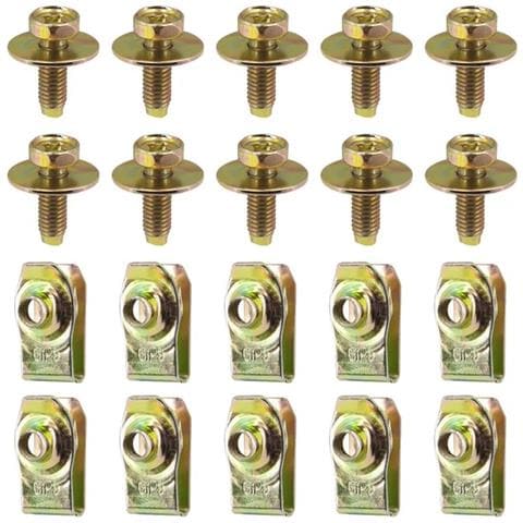 Elementi Di Fissaggio Per Lamiere In Ferro Con Clip A U   10-pack - Foto 2