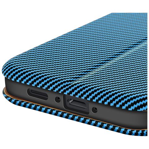 Custodia Effetto Carbonio Per Samsung A26 Con Portacarte E Anti-rfid - Foto 5