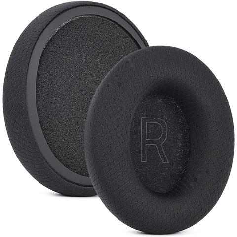 2 Cuscinetti Auricolari Di Ricambio Compatibili Con Razer Kraken V4/v4x /v4 Pro /kitty V2 Pro - Rete Da Calcio Nera E Memory Foam - Foto 1