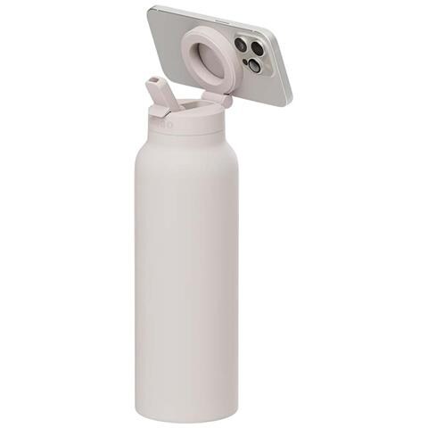 Borraccia Da 710 Ml Con Supporto Magnetico Magsafe Compatibile Per Smartphone, Beige - Foto 1