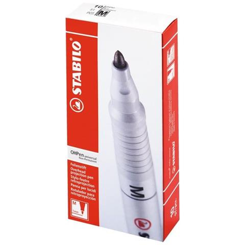 OHPen universal Cancellabile - Marcatore - Tratto Medio (1 mm) - Confezione da 10 - Nero - Foto 5