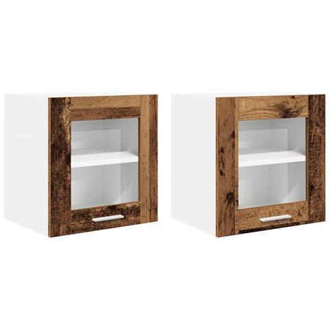 Armadio pensile Riga 2 pcs Legno vecchio 40 x 31 x 40 cm - Foto 1