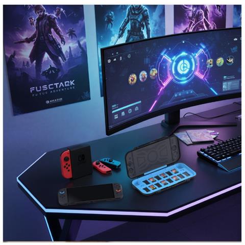 Custodia 2-in-1 Compatibile Con Switch2 - Protezione A 360° E 14 Slot Per Schede Di Gioco - Foto 4