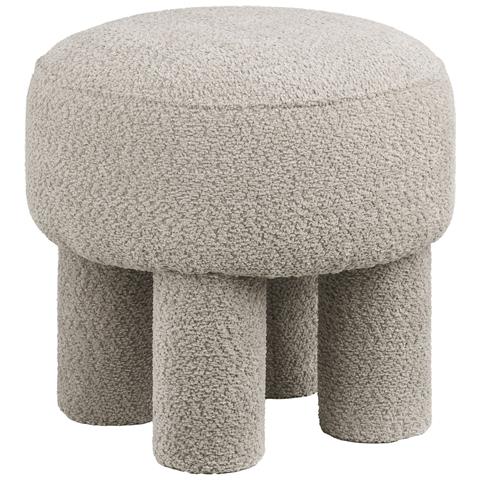Pouf Canberra In Poliestere Sabbia Scuro — Ø43×43 Cm, Hn1258 - Foto 1