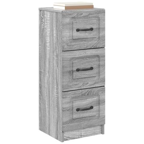 Mobile con Cassetti Grigio Sonoma 33 x 34,5 x 87 cm - Foto 2