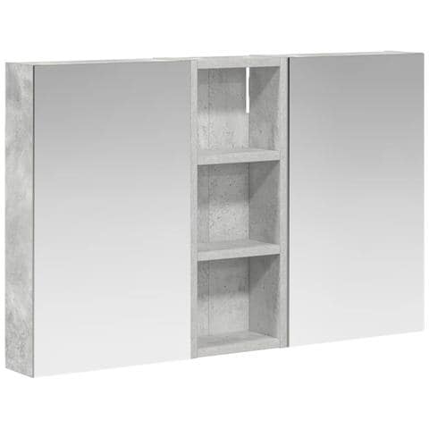 Set di Armadi da Bagno con lo scaffale 3 pcs 80 x 10,5 x 50 cm - Foto 1