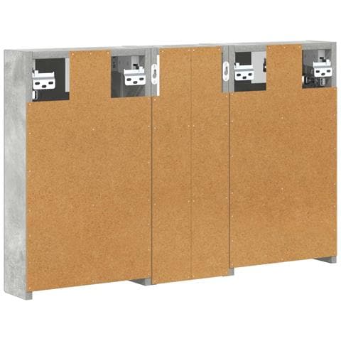 Set di Armadi da Bagno con lo scaffale 3 pcs 80 x 10,5 x 50 cm - Foto 9
