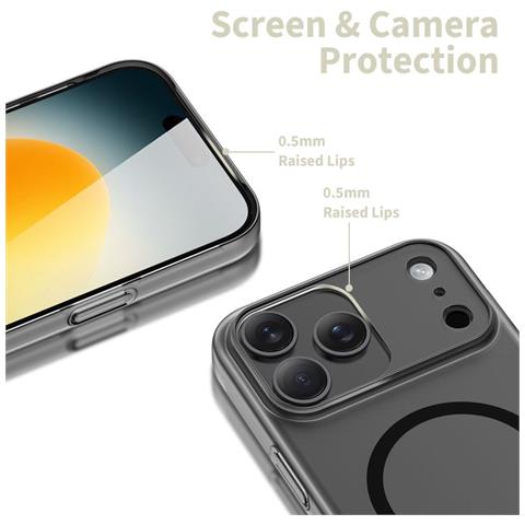 Custodia Nera Opaca Magsafe Per Iphone 17 - Foto 1