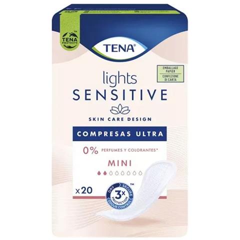 Assorbente Tena Lady Lights Sensitive Ultra Pad Mini 20 Pezzi - Foto 1