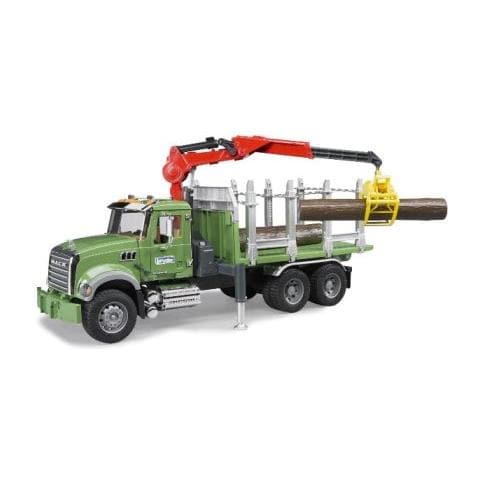 Camion Mack + Gru Carico e Tronchi - Foto 2