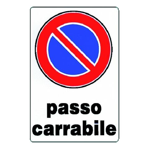 Cart. "passo Carrabile" 30x20pl - Foto 2
