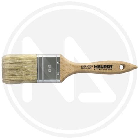 PENNELLESSA TRIPLA Setola BIONDA in nylon MAURER PLUS 30 mm Conf. 12 pz - Foto 1