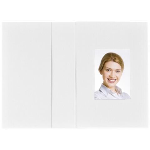 1x100 Daiber cartoncin. portafoto bianco opaco 31x42 mm - Foto 1