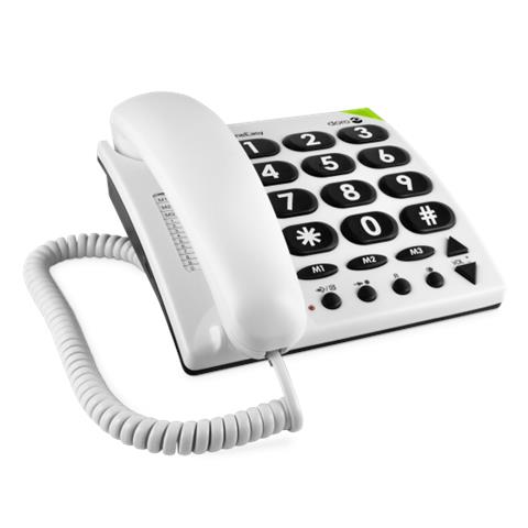 Phoneeasy 311c Telefono Analogico Bianco (Phone Easy [ big Button] White) - Versione Uk - Foto 3