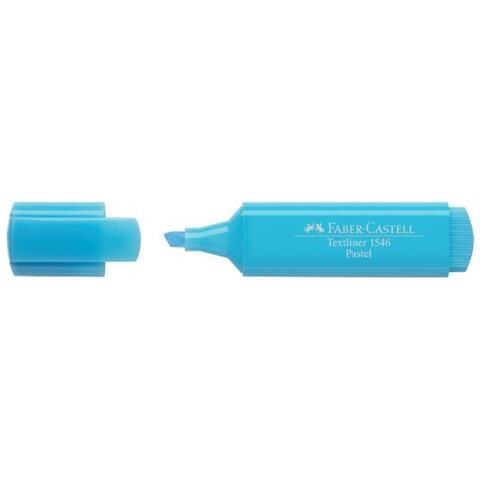 ver Faber Castell Textliner 46 Pastell Evidenziatore Punta A Scalpello 1/5 Mm Azzurro Conf 10 Pz. - Foto 1