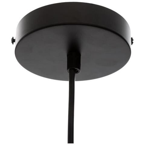 Lampada A Sospensione In Vetro - Ø 18 X H 30 Cm - Ambra - Foto 2