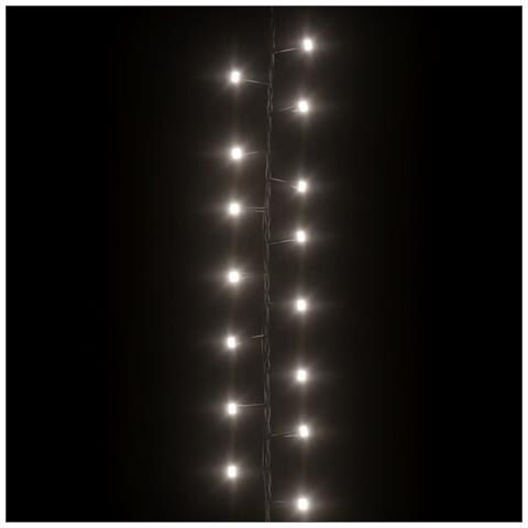 Stringa Led Compatta Con 2000 Luci Led Bianco Freddo 20 M Pvc - Foto 2