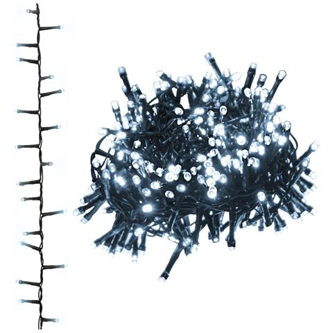 Stringa Led Compatta Con 2000 Luci Led Bianco Freddo 20 M Pvc - Foto 1