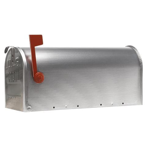 Americano E2101 Cassetta Postale Americana In Alluminio, Di Grandi Dimensioni, Riviste E Buste C4, Per Posta, Pane O Giornale, Inox - Foto 3