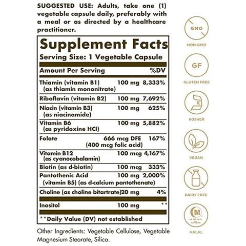 , B-complex ""100"" Depot, 50 Veg. Capsule - Foto 2