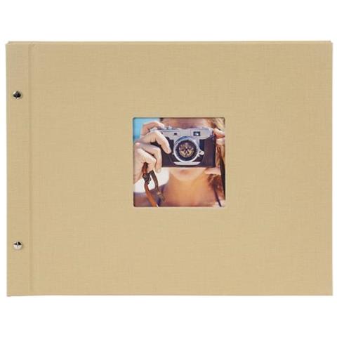 28606 Album Fotografico E Portalistino Beige 40 Fogli 10x15 Rilegatura Perfetta - Foto 2
