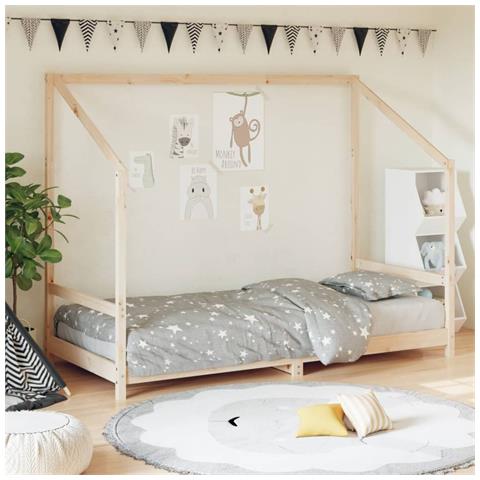 Giroletto Per Bambini 90x190 Cm In Legno Massello Di Pino - Foto 1