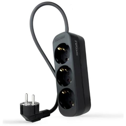 Ciabatta Multipresa 10.38.0003-ns-bk 3680 W 250 V 1,4 M - Foto 1