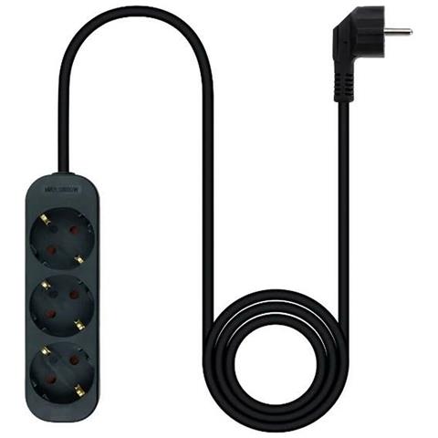 Ciabatta Multipresa 10.38.0003-ns-bk 3680 W 250 V 1,4 M - Foto 3