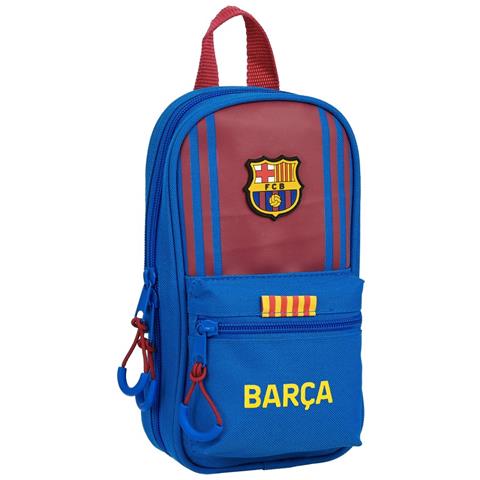 Astuccio Zaino F.c. Barcelona Rosso Granato Blu Marino - Foto 1
