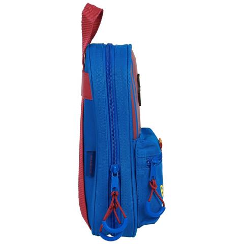 Astuccio Zaino F.c. Barcelona Rosso Granato Blu Marino - Foto 2