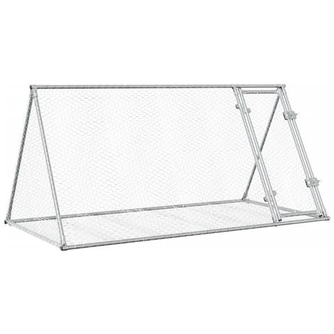 Conigliera Argento 200x105x91 cm in Acciaio Zincato - Foto 1