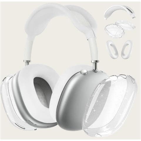 Set Di 4 Custodie Per Airpods Max Bianche Scintillanti - Foto 3