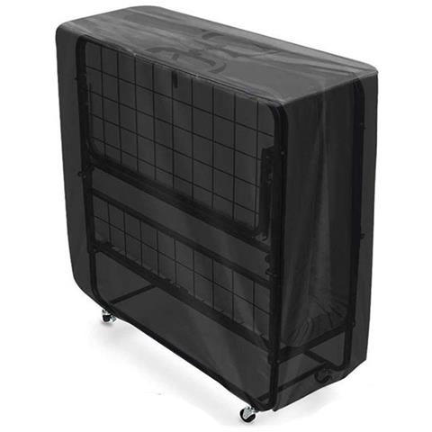 Copriletto Pieghevole - Nero 210d - 99l X 38w X 114h Cm - Foto 2