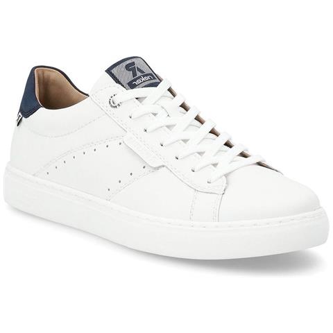 City Sneakers Pelle Scarpe Uomo Bianco Eu 43, U0704-80 - Foto 1