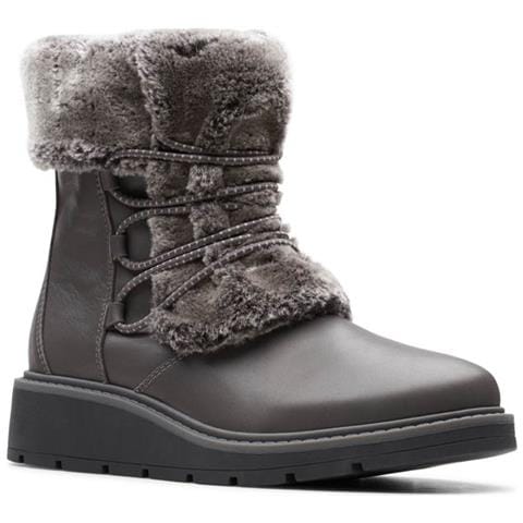 Donna Ivery Jump Stivali In Pelle Grigia Isolata 36 - Foto 3