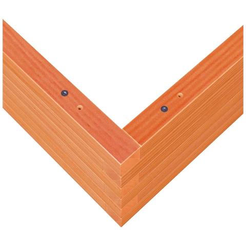 Fioriera Giardino Marrone Cera 90x90x23 cm Legno Massello Pino - Foto 10