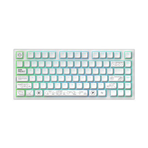 Alu Terra Nova, Bianco - Tastiera Gaming Meccanica Senza Fili Ansi (eng) - Foto 7