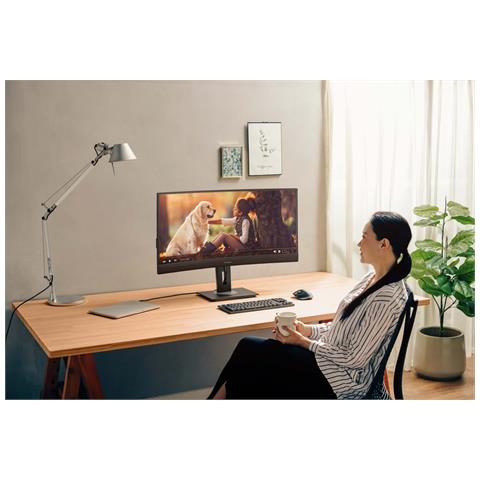 VG3456C Monitor PC 86,4 cm (34") 3440 x 1440 Pixel UltraWide Quad HD LED Nero - Foto 2