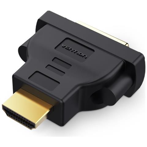 ECCB0 adattatore per inversione del genere dei cavi HDMI DVI (24+5) Nero - Foto 2