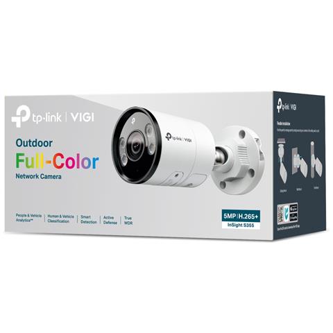 INSIGHT S355 Pallottola (forma) Telecamera di sicurezza IP Esterno 2880 x 1620 Pixel Parete - Foto 4