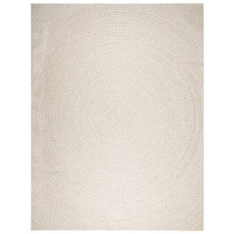 Tappeto Zizur Crema 240x340 Cm Aspetto Iuta Interni Ed Esterni - Foto 3