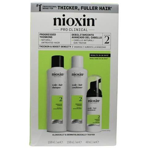 Cofanetto Professionale Antirottura System 2 Per Capelli Naturali Affetti Da Diradamento Avanzato: Shampoo, 150 Ml + Balsamo, 150 Ml + Trattamento, 40 Ml - Foto 2