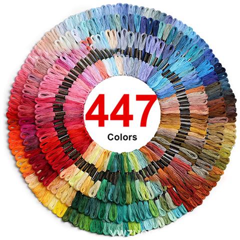 Set Completo Di Fili Per Punto Croce Da 447 Colori - Foto 1